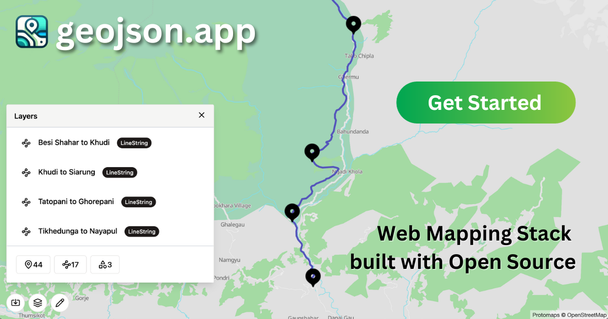 I built geojson.app, an open source web mapping stack